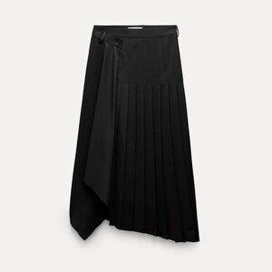 Zara pleated midi skirt NWT